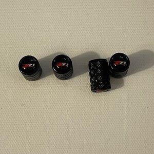 Z71 Chevrolet Valve Stem Caps in Black Set of 4 NWT